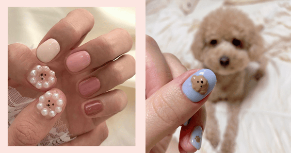 8 Poodle & Bichon Frise-Inspired Nail Art Designs