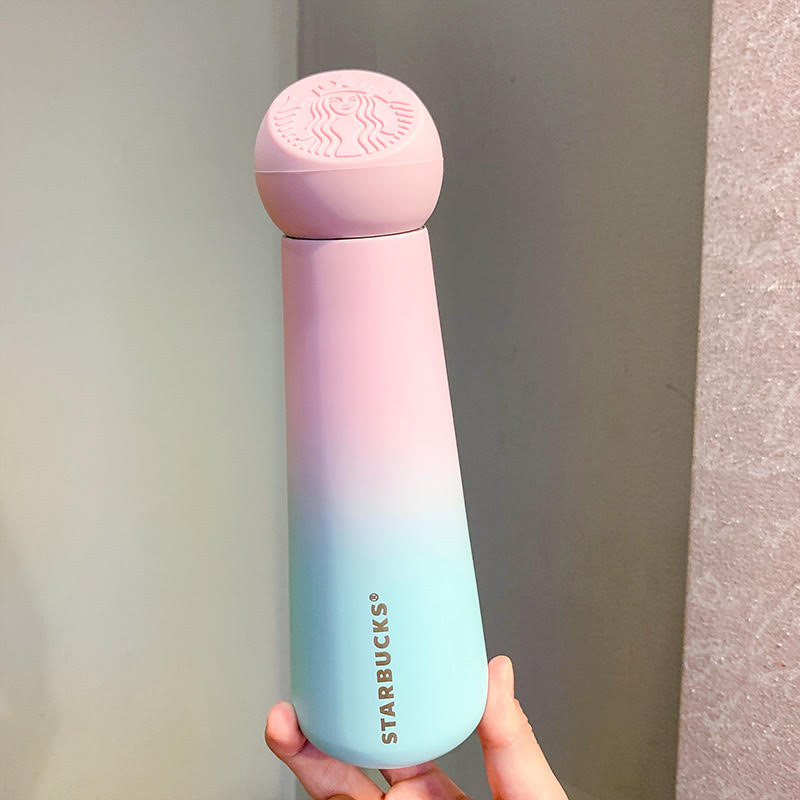 Starbucks Galaxy Pink Green Gradient Singapore