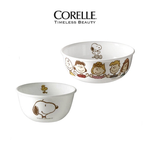 Corelle x Snoopy rice and soup bowl set