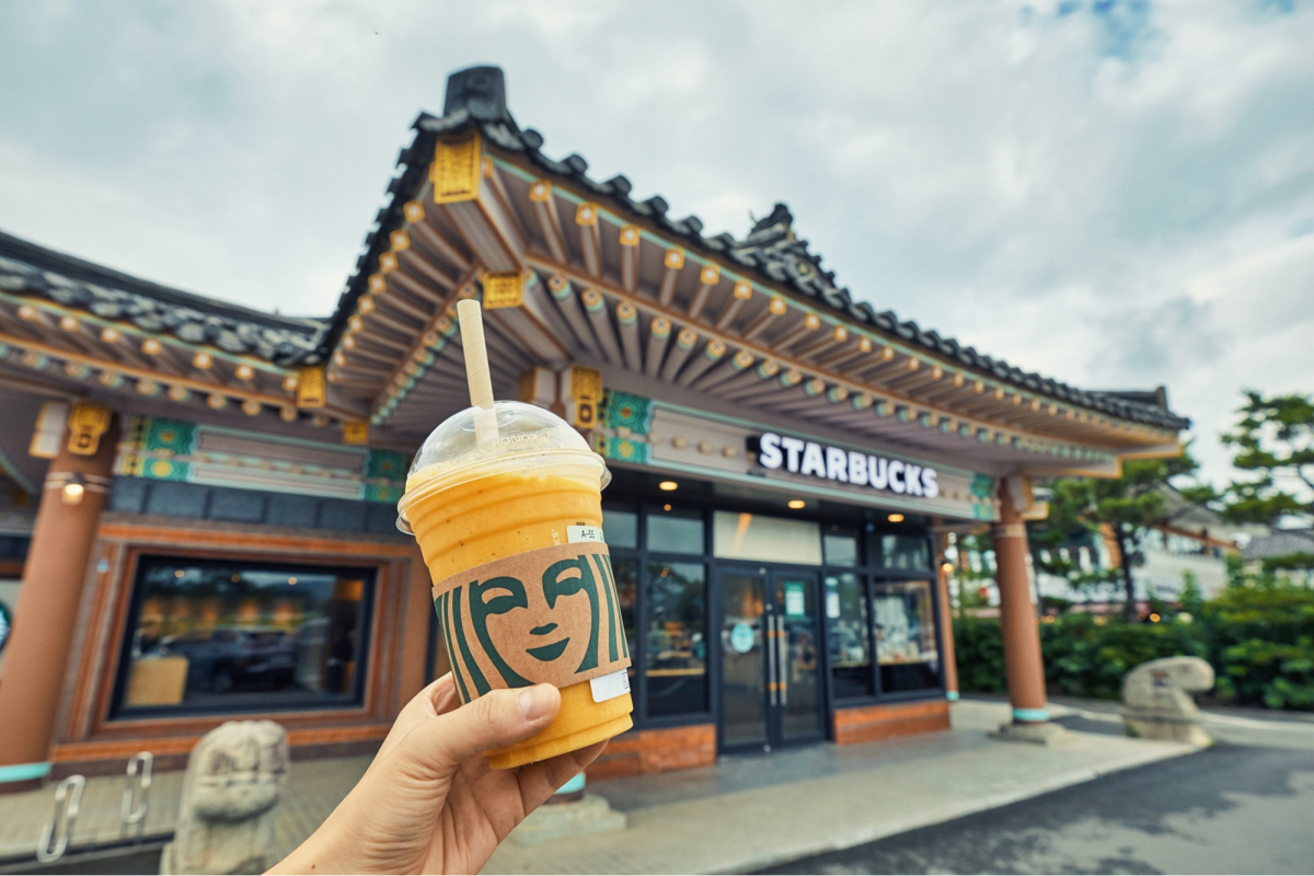 Hanok Starbucks Korea Gyeongju
