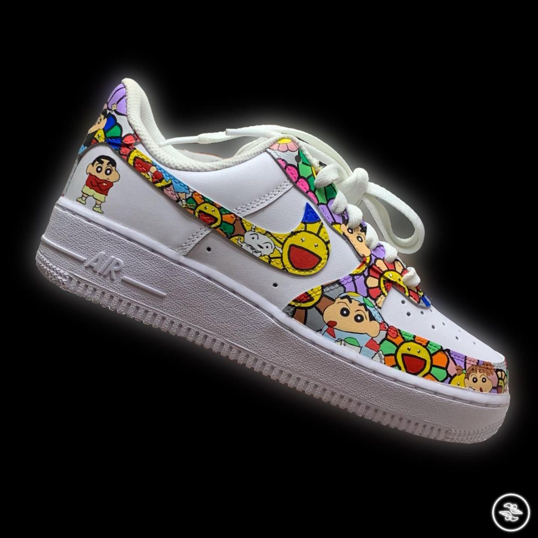 Doubletake_custom Shinchan sneakers