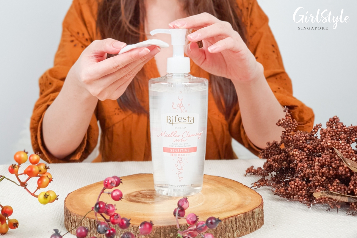 bifesta micellar cleansing water for sensitive skin