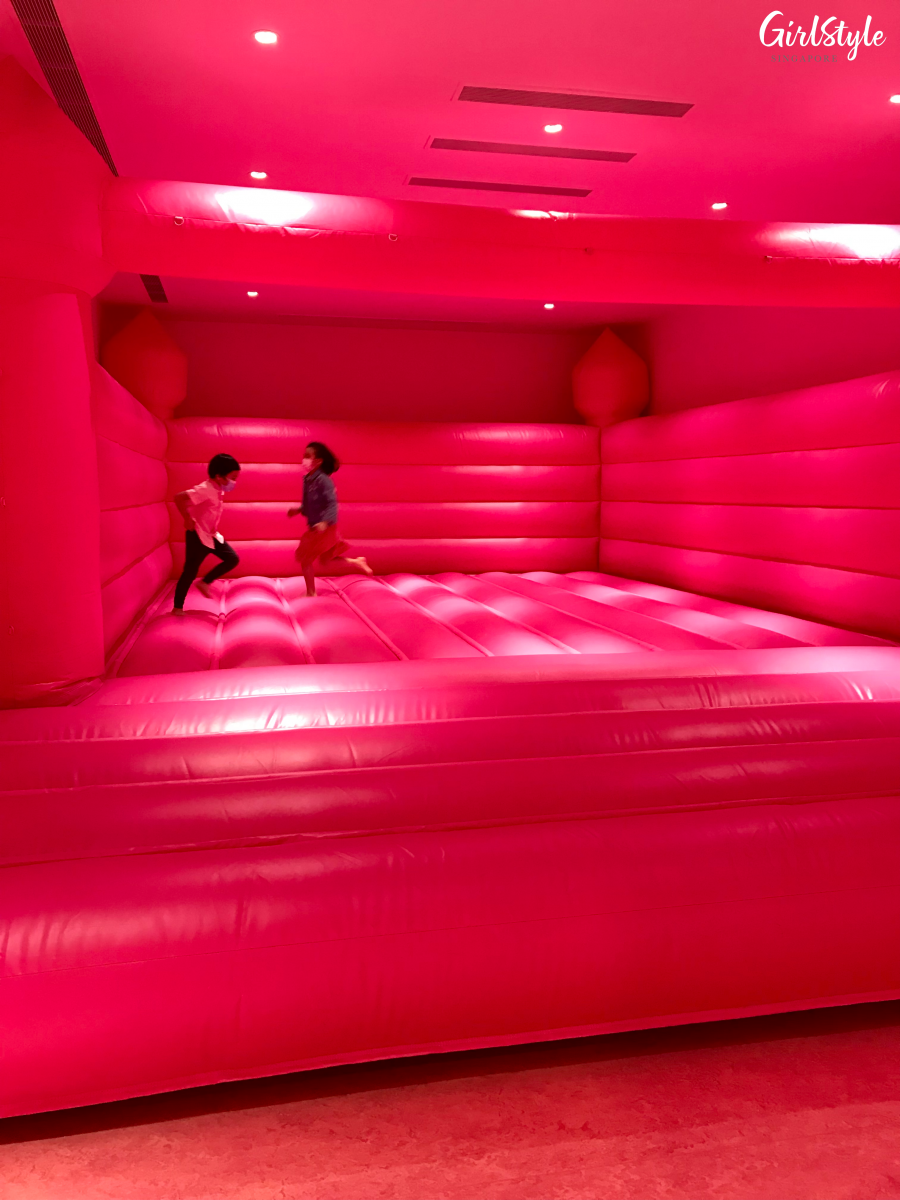 museum of ice cream singapore hot pink bouncy house