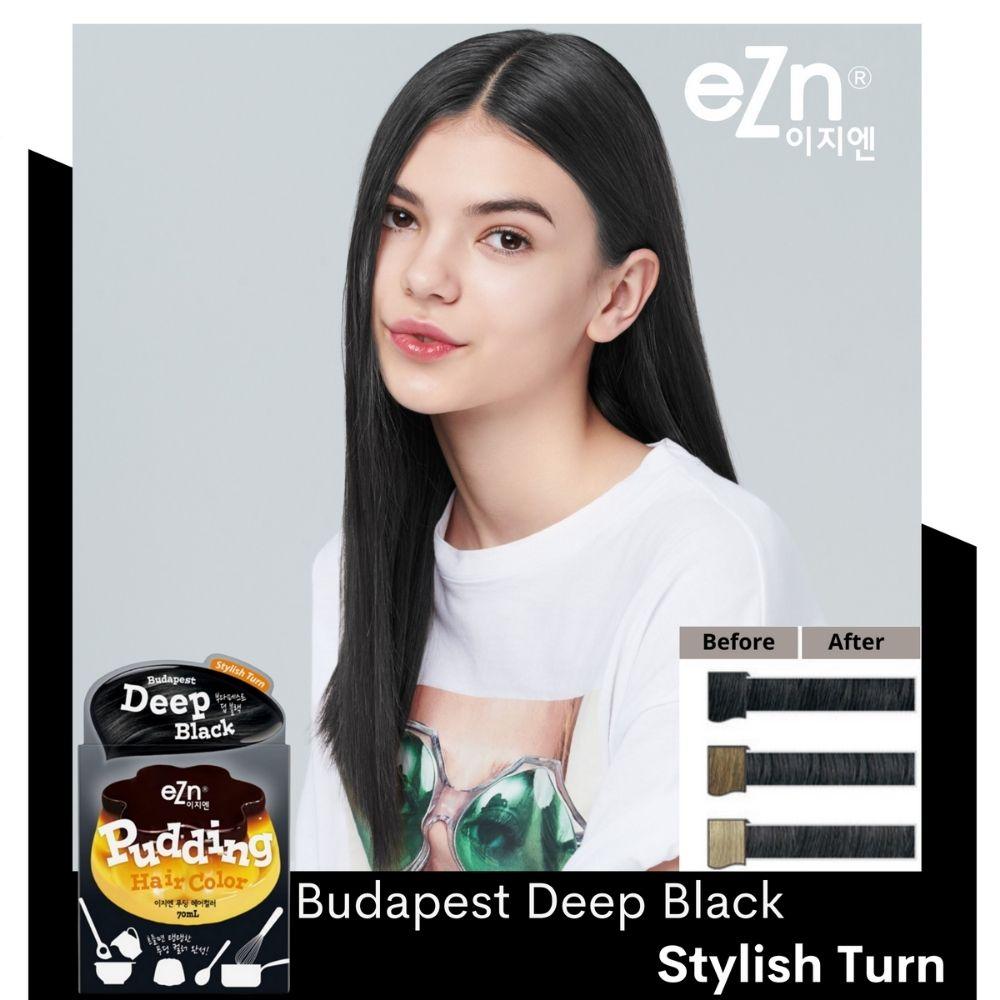 eZn Shaking Pudding Hair Color Deep Black