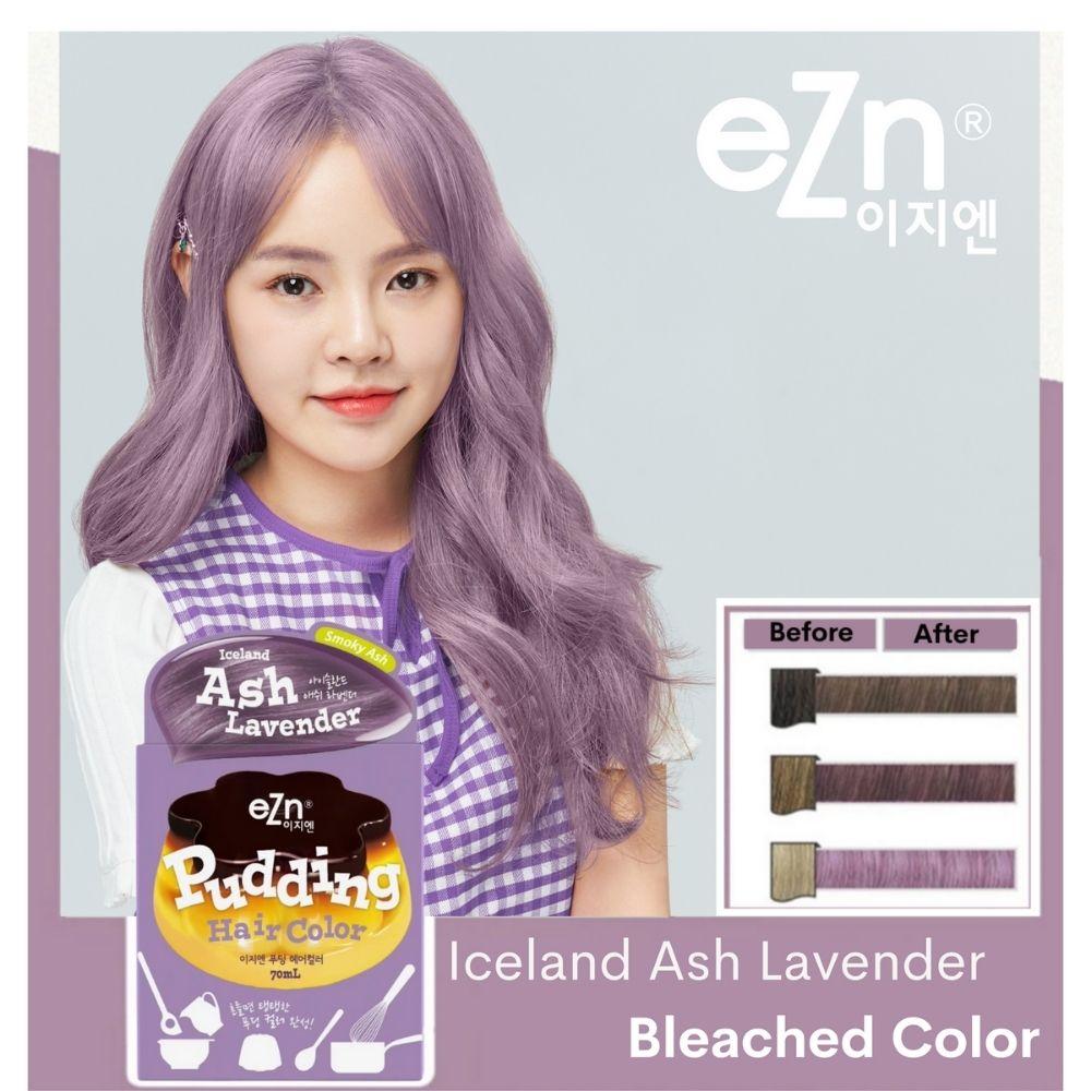 eZn Shaking Pudding Hair Color Ash Lavender