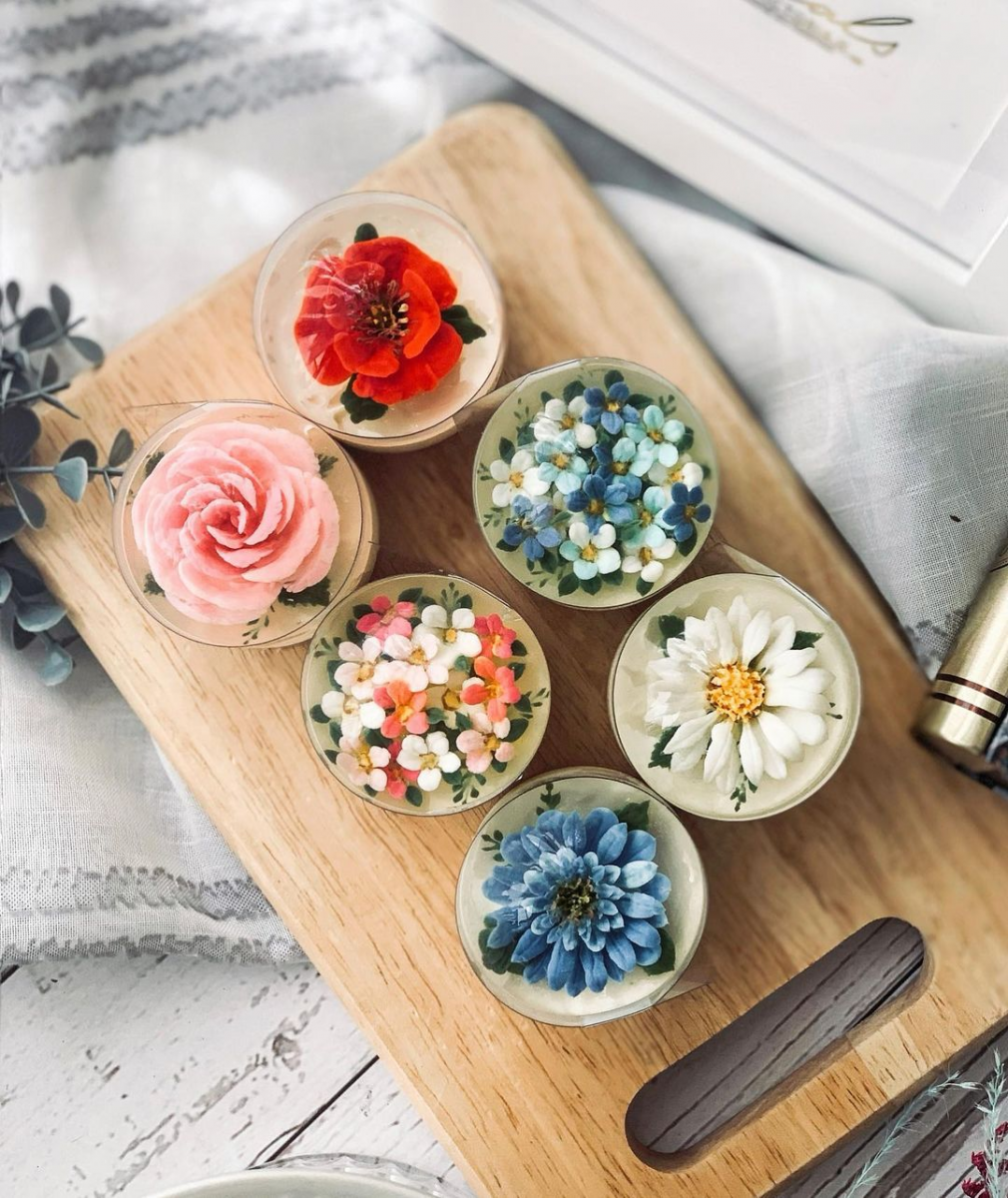 Petals by Victoria.H flower jelly cheesecake Singapore