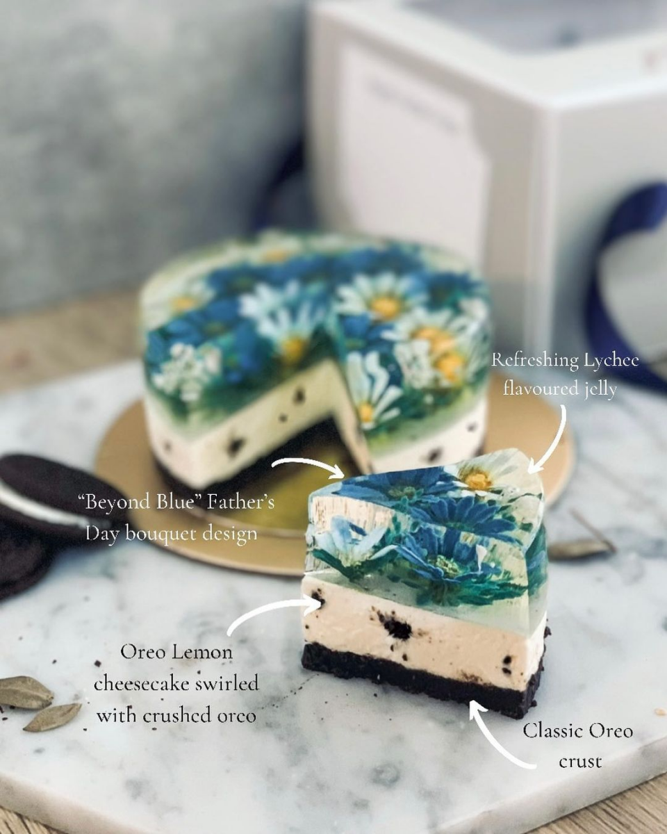Petals by Victoria.H flower jelly cheesecake Singapore