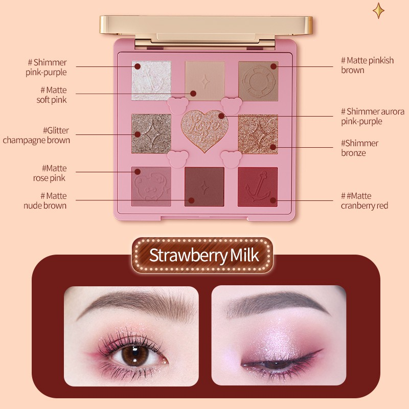 Flower Knows Love Bear eyeshadow Singapore