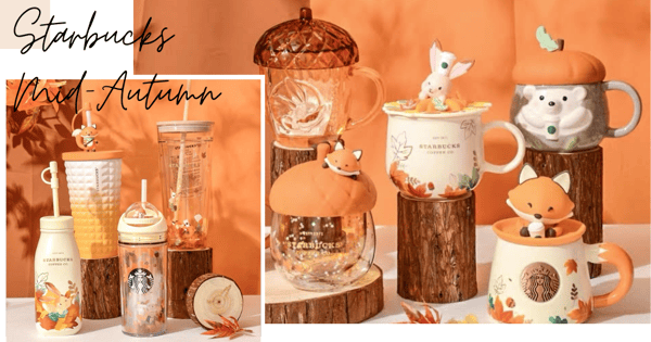 23 New Starbucks Mid-Autumn Festival 2021 Items With Cute Woodland Animal Designs, Get Them In Singapore