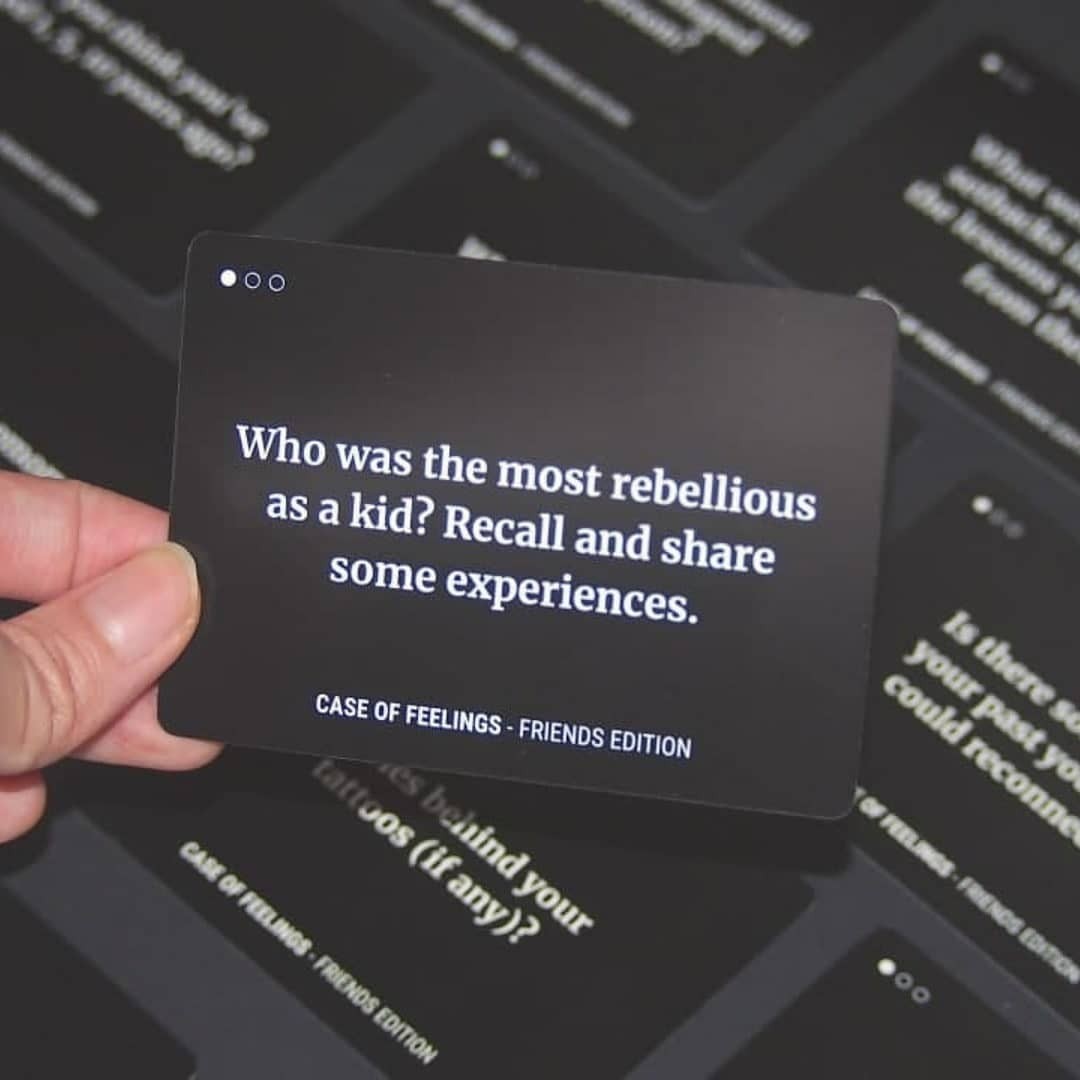 Case of Feelings question card