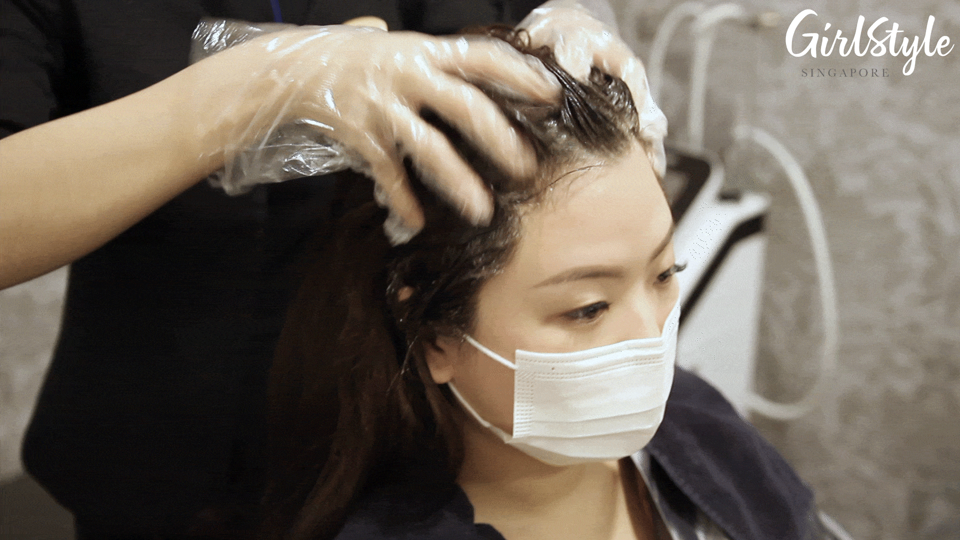 Scalp massage at TK TrichoKare