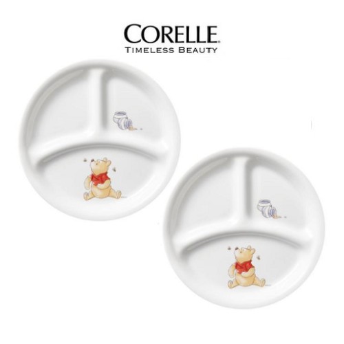 Corelle x Winnie-the-Pooh divided plates