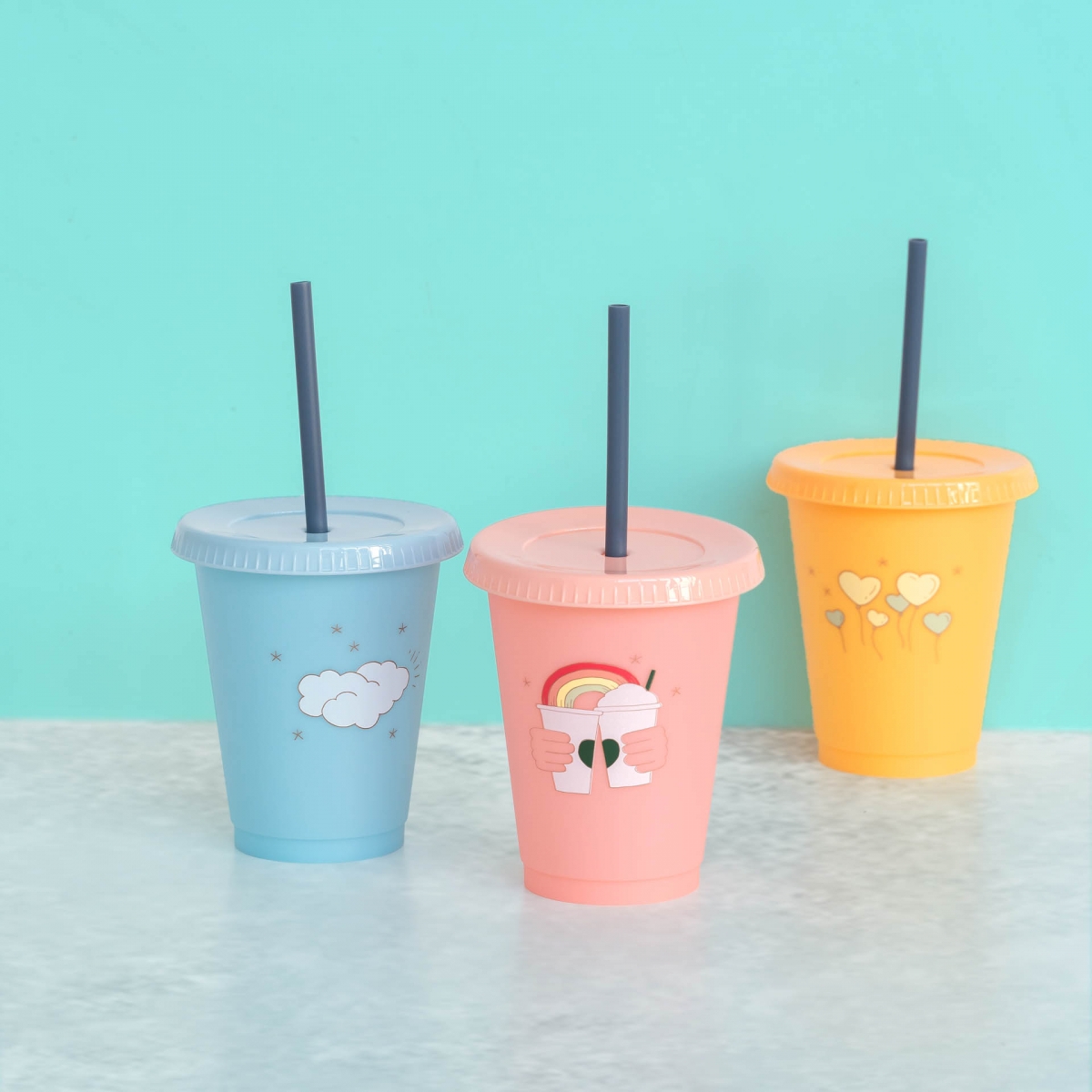 starbucks singapore joy of connection colour changing cold cups