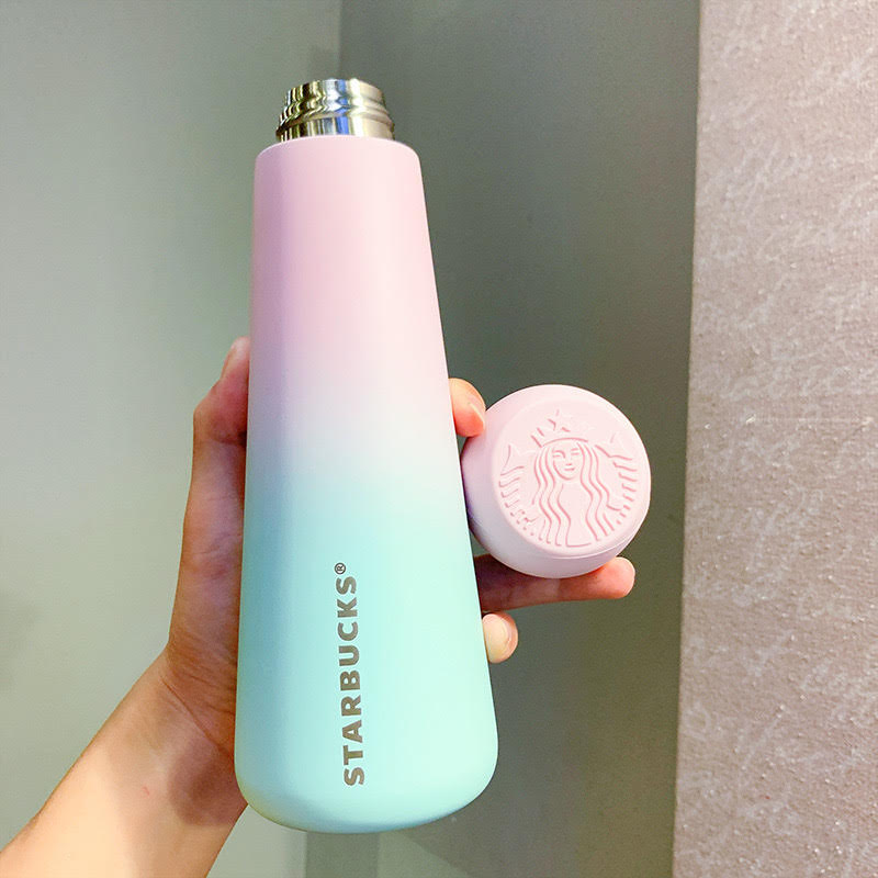 Starbucks Galaxy Pink Green Gradient Singapore