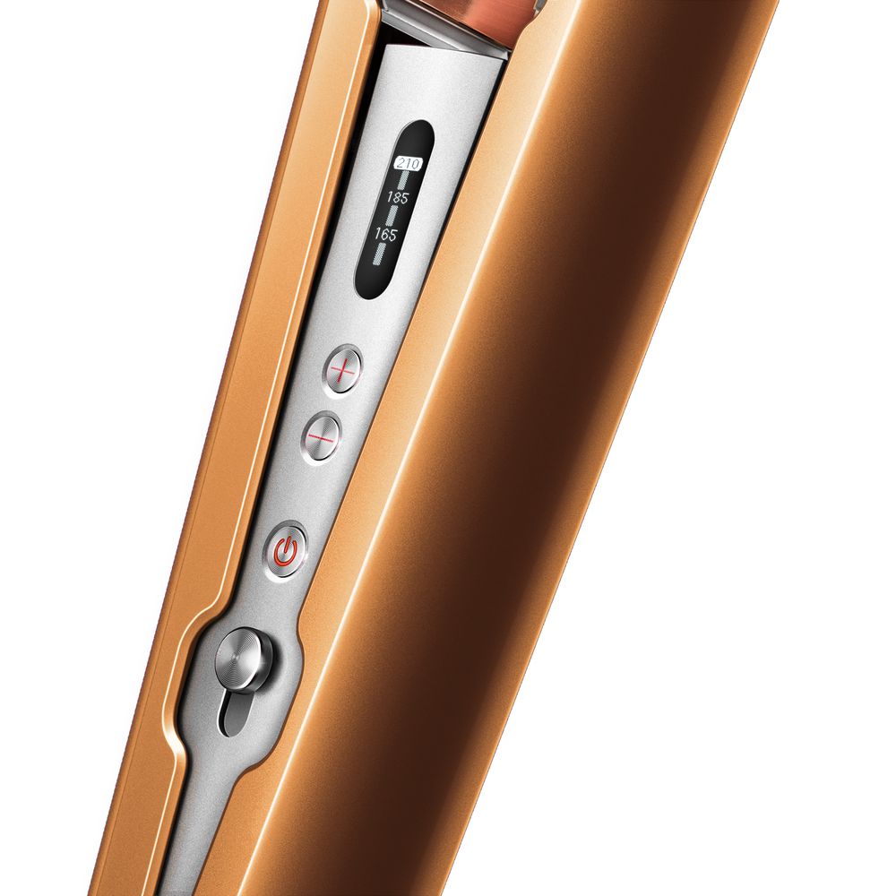 Dyson Corrale straightener in copper with precise heat settings