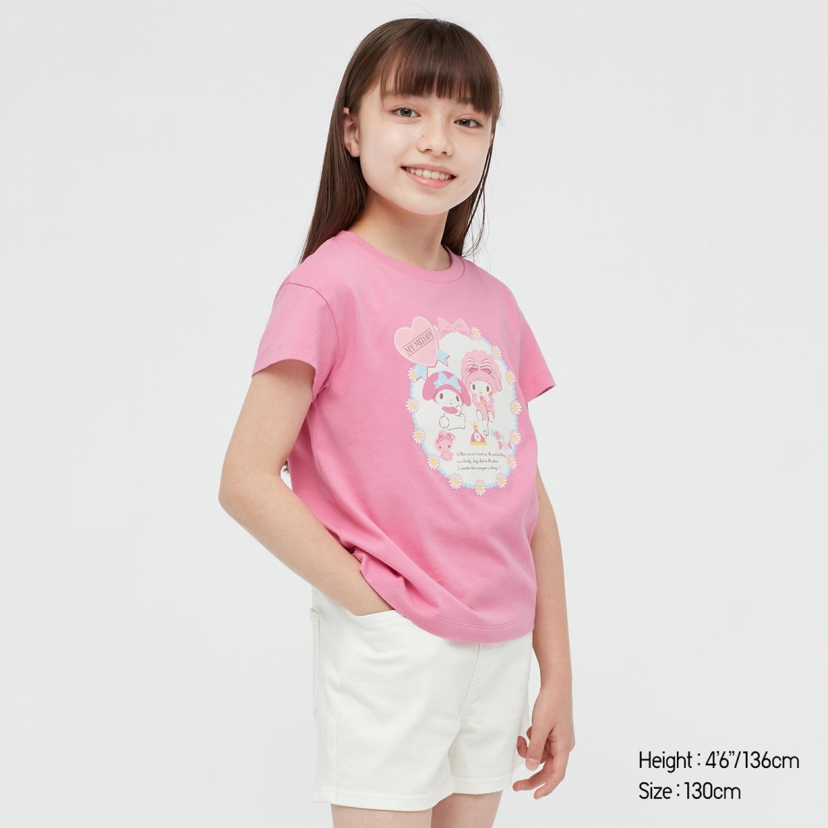 pink my melody kids tshirt uniqlo singapore sanrio characters ut collection
