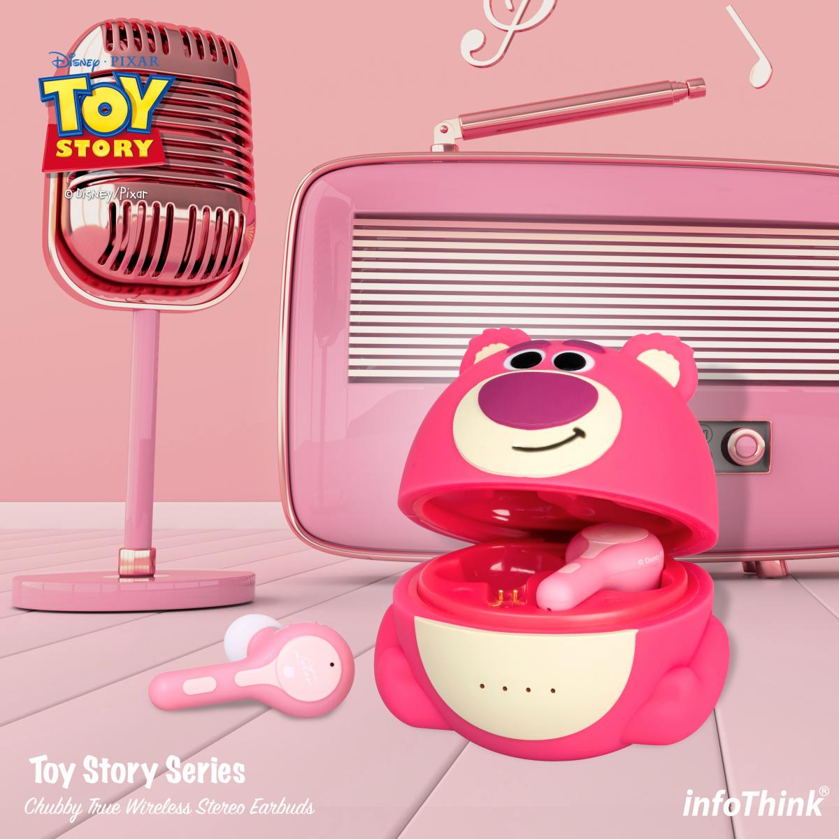 infoThink Toy Story Series True Wireless ball shaped lotso bear