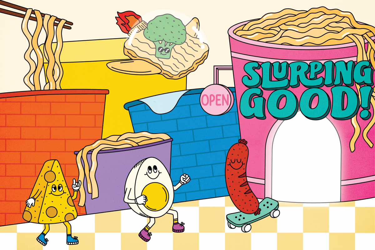 Slurping Good! cup noodle exhibition Singapore