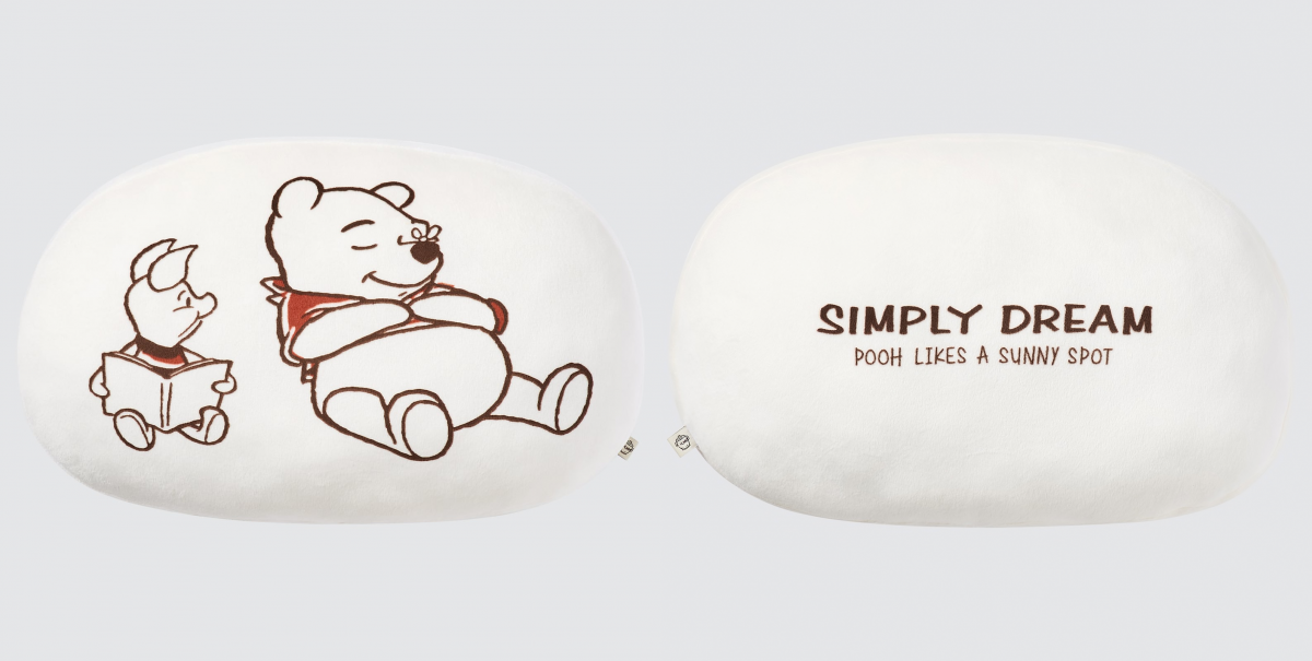 uniqlo singapore winnie the pooh piglet cushion white