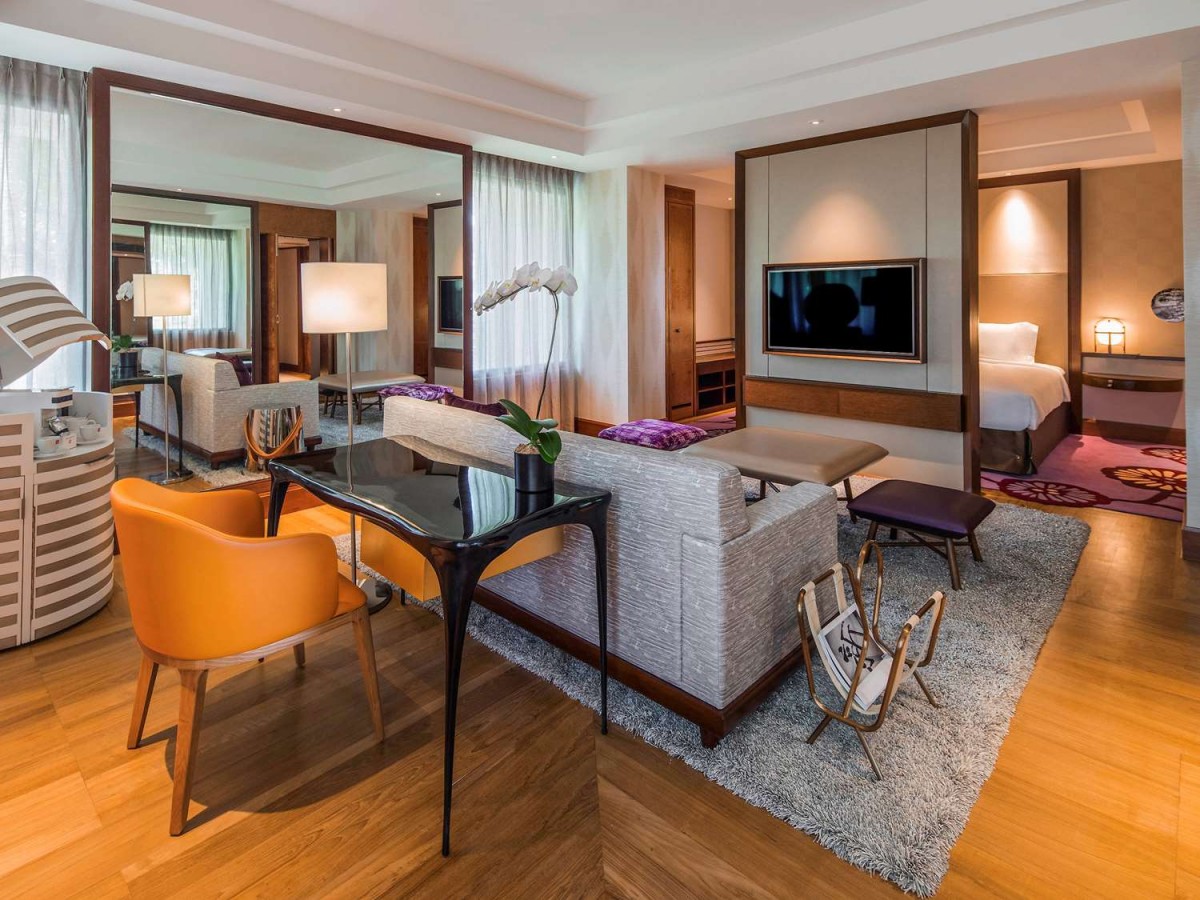 sofitel singapore sentosa resort & spa junior suite living area