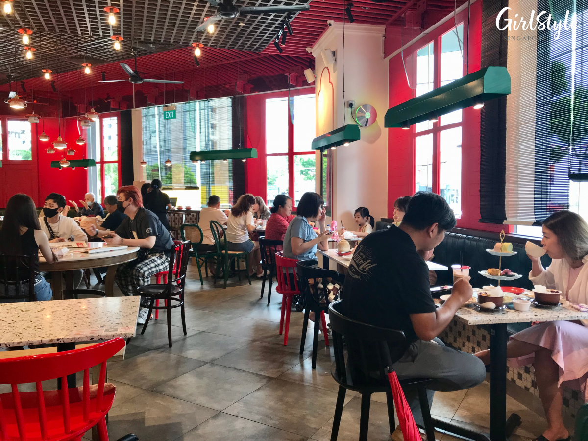 interior of The Hainan Story hotel boss restaurant singapore