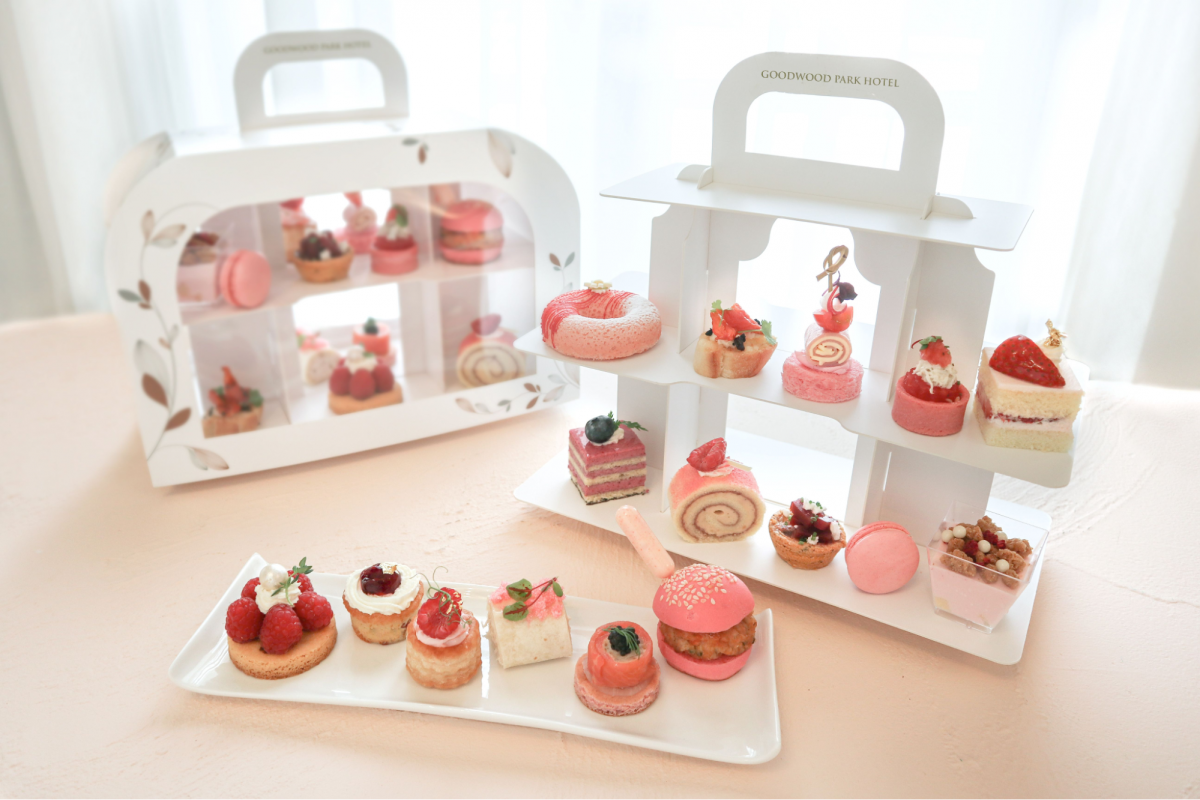 Rosy Medley Pink afternoon tea Goodwood Park Hotel Singapore