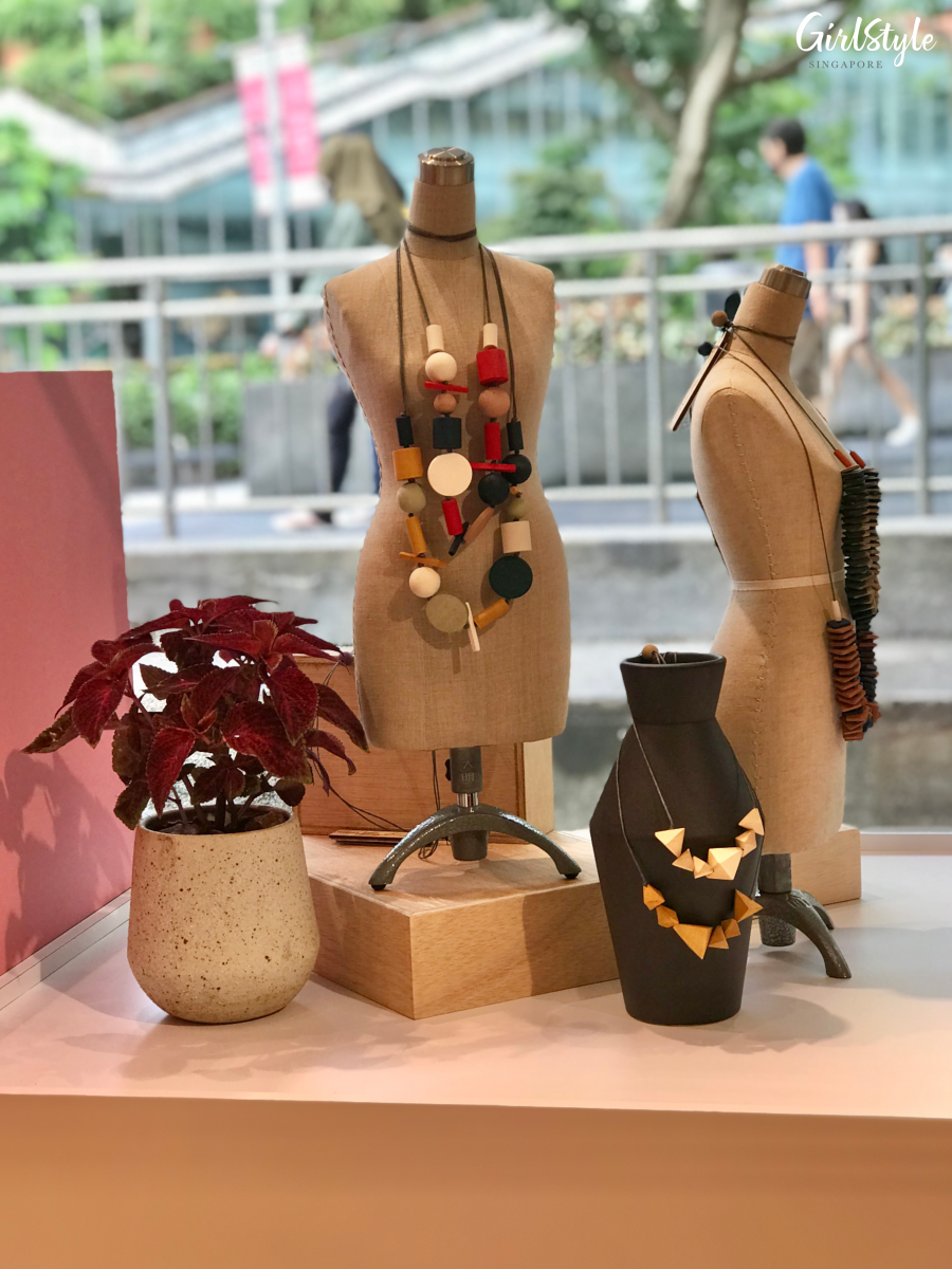 jewellery made from natural materials from WoonHung h&m singapore