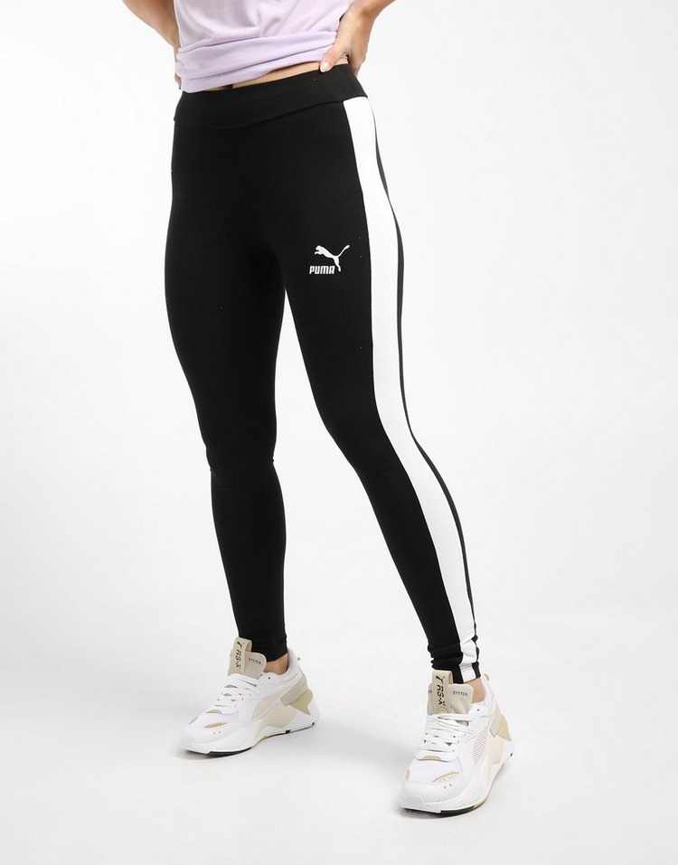 Puma Iconic T7 Mid-Rise Leggings black