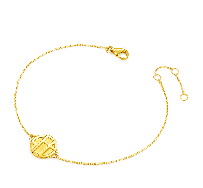 hyun bin chow tai fook jewellery 925 collection_18K Yellow Gold Bracelet