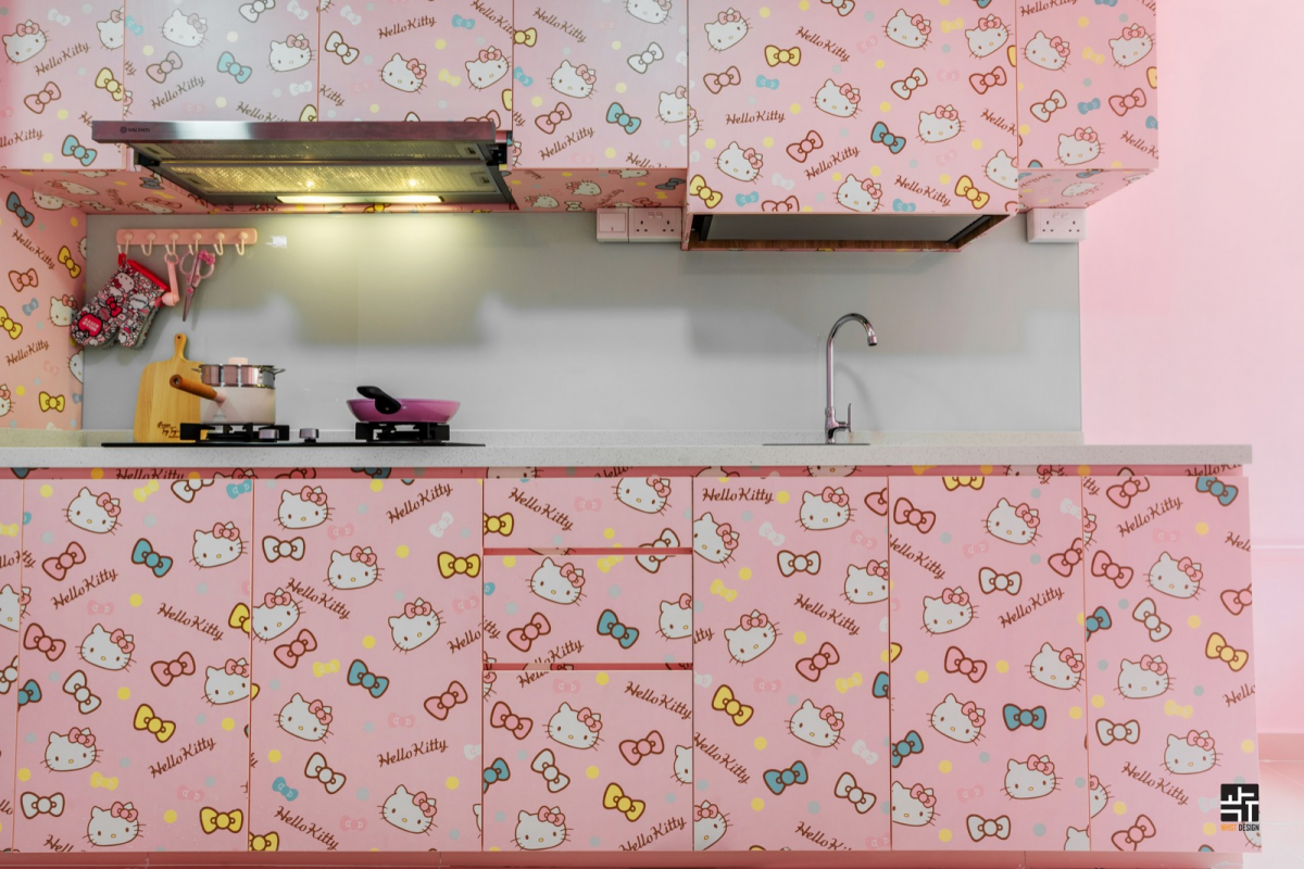Hello Kitty pink kitchen Singapore