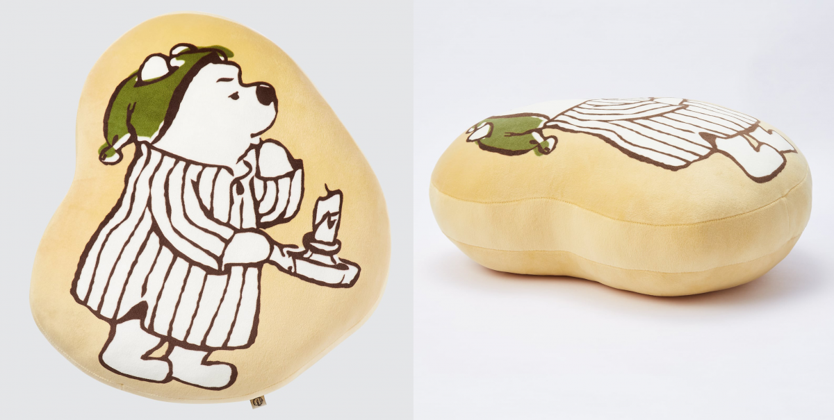 uniqlo singapore winnie the pooh cushion yellow