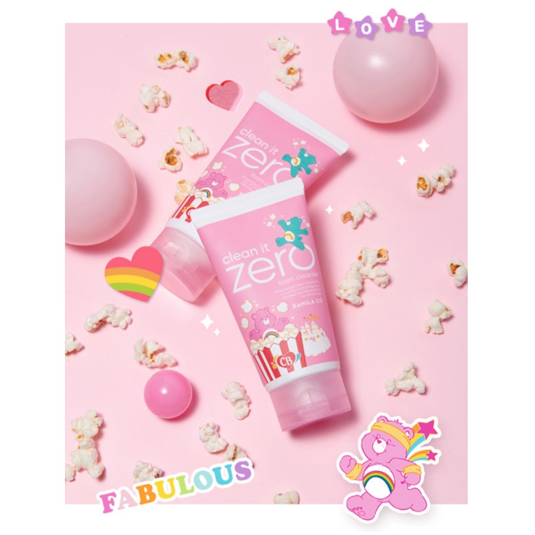 Banila Co x Care Bears Korea_clean it zero foam cleanser