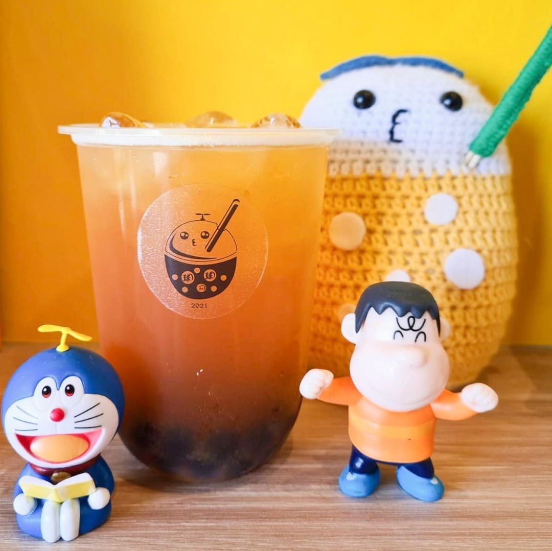 Qiu Qiu Tea Singapore_Honey Peach Fruit Tea