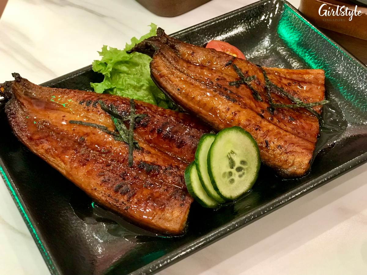 grilled unagi at gram cafe vivocity