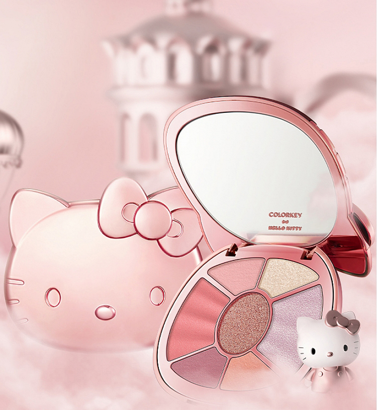 colorkey hello kitty blush eyeshadow highlight palette singapore1