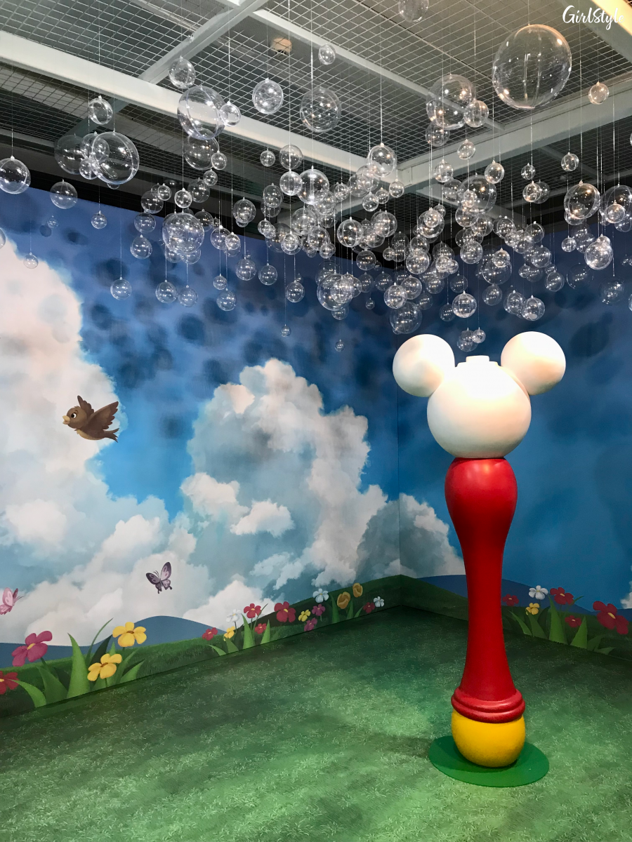 Mickey at Disneyland zone at Pop Up Disney Exhibition in Singapore