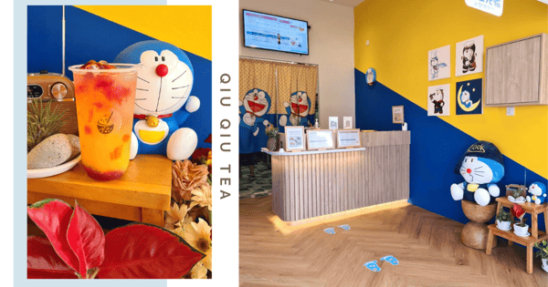 New Doraemon-Themed Bubble Tea Shop In Singapore Has Affordable Drinks From $2 Per Cup + Free Pearls