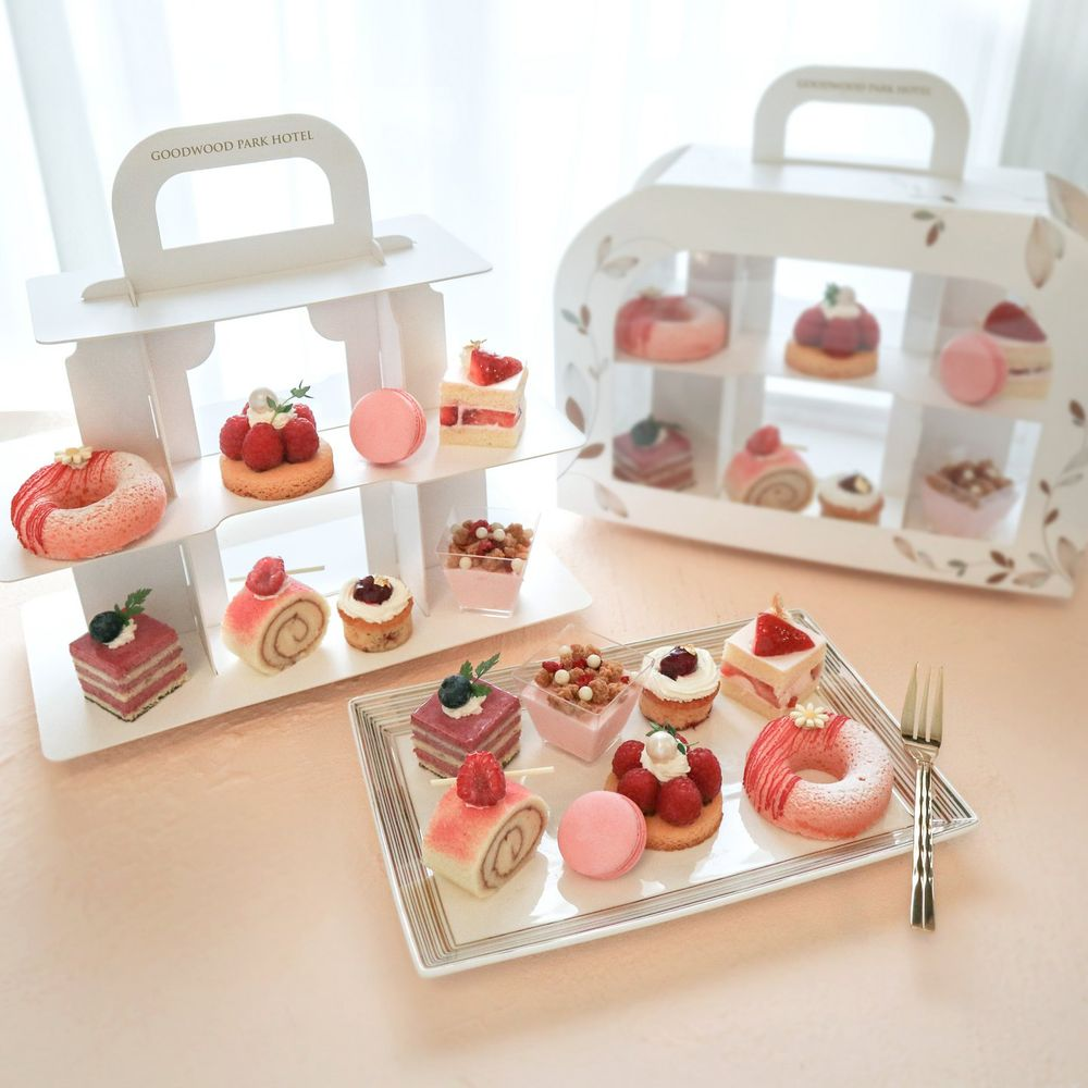 Rosy Medley Pink afternoon tea Goodwood Park Hotel Singapore