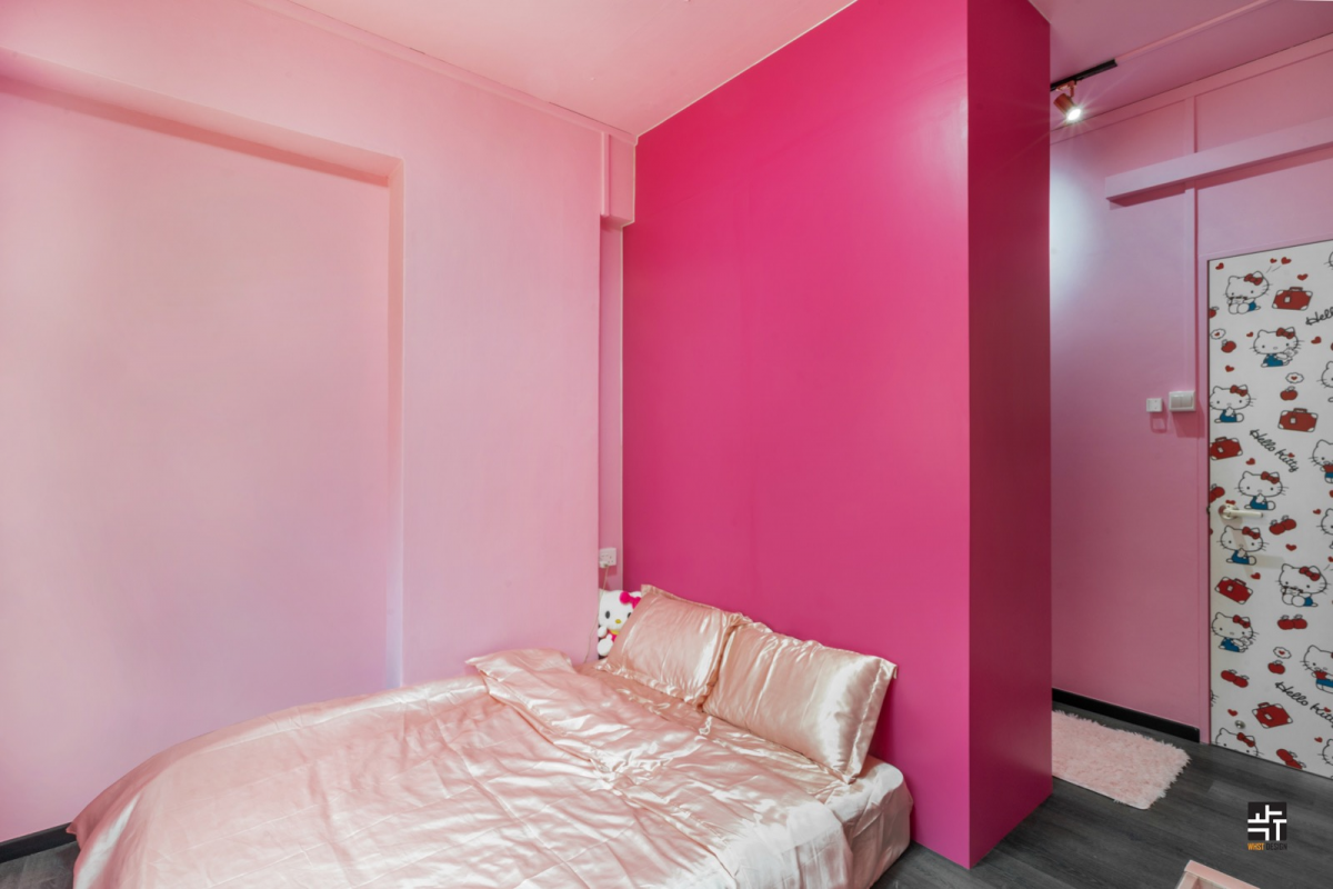 Hello Kitty pink bedroom Singapore