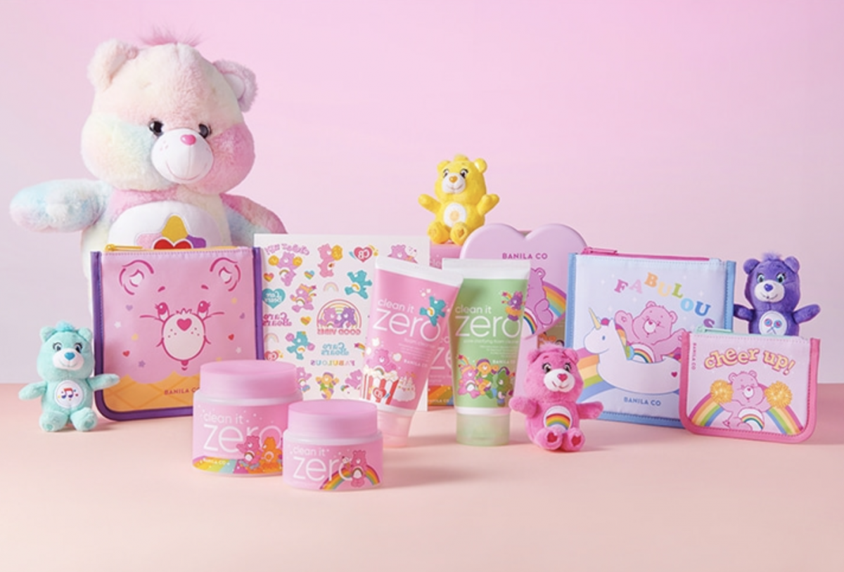 Banila Co x Care Bears Korea_Clean It Zero Cleansing Balm Orignal, Clean It Zero Foam Cleanser and Clean It Zero Pore Clarifying Foam Cleanser