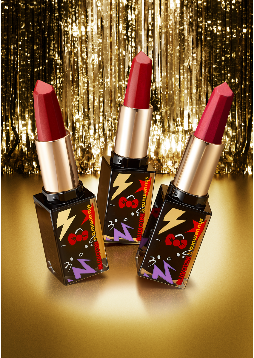 shu uemura hello kitty ru kinu lipsticks
