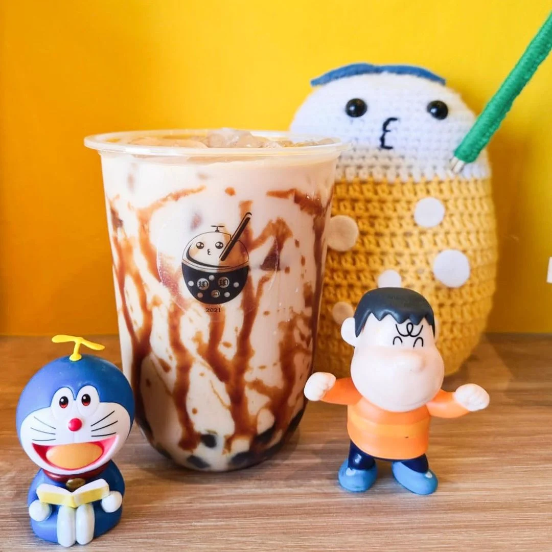 Qiu Qiu Tea Doraemon bubble tea Singapore
