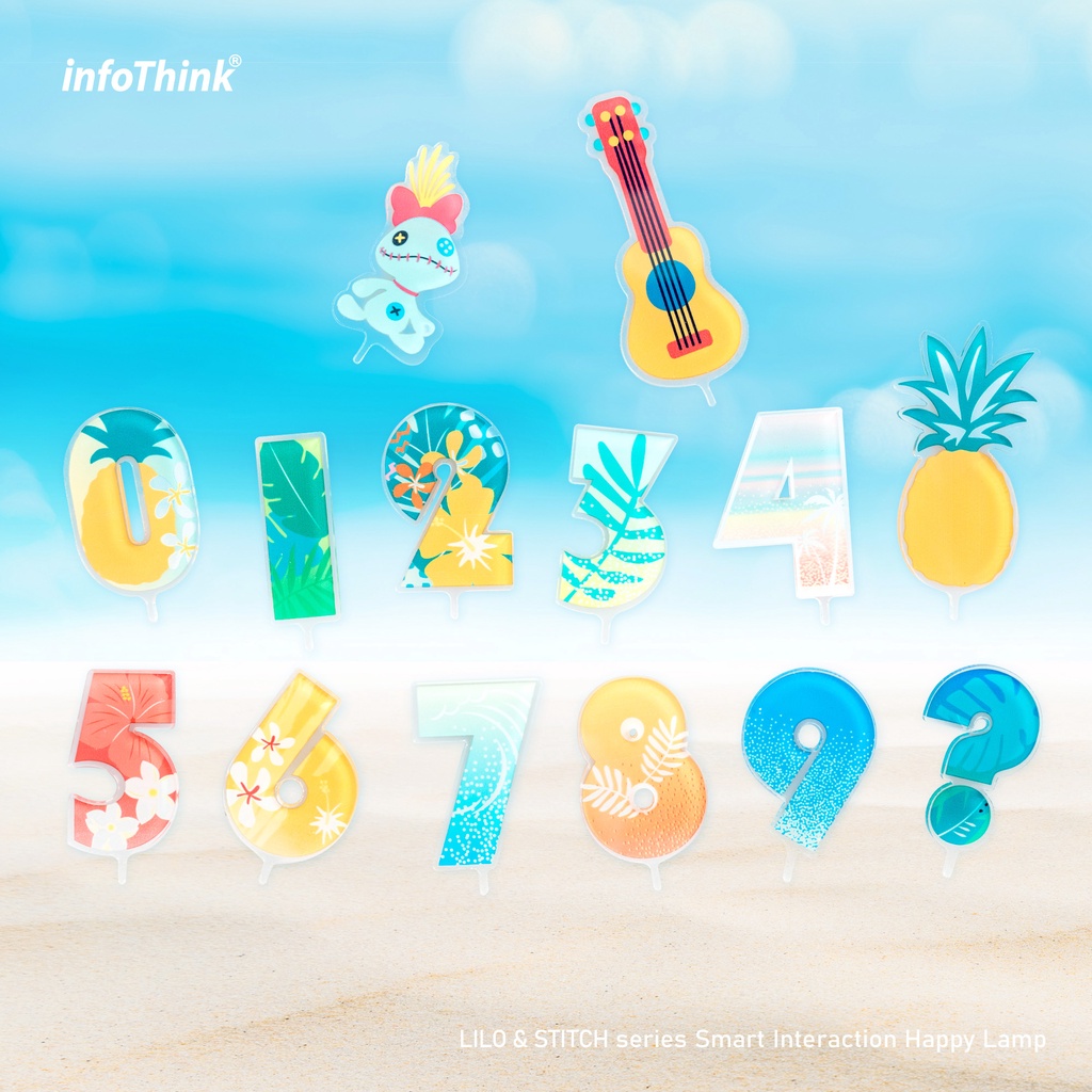 infothink reusable Electronic Candle Light for birthday cakes singapore stitch numbers