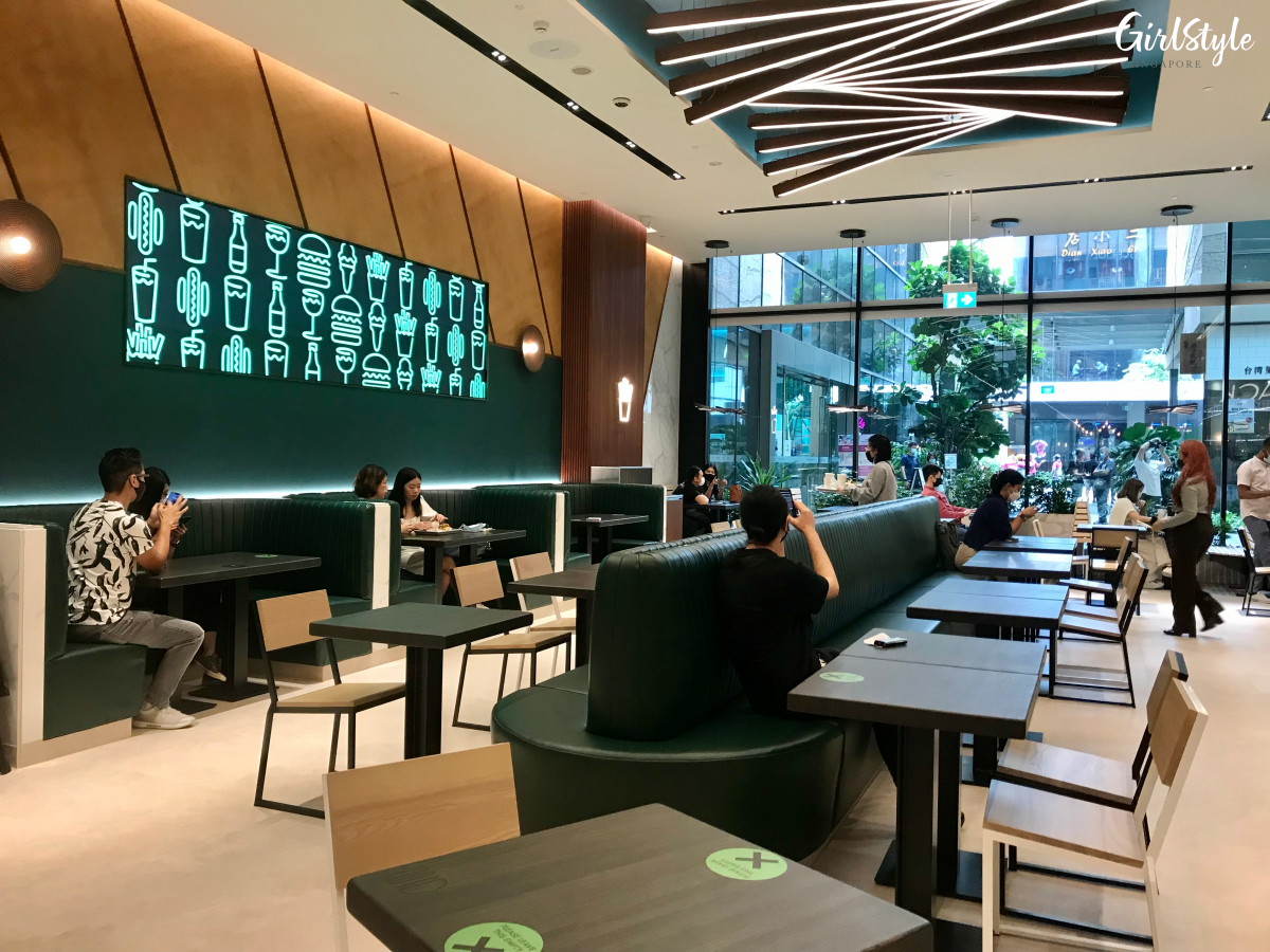 interior at shake shack westgate singapore