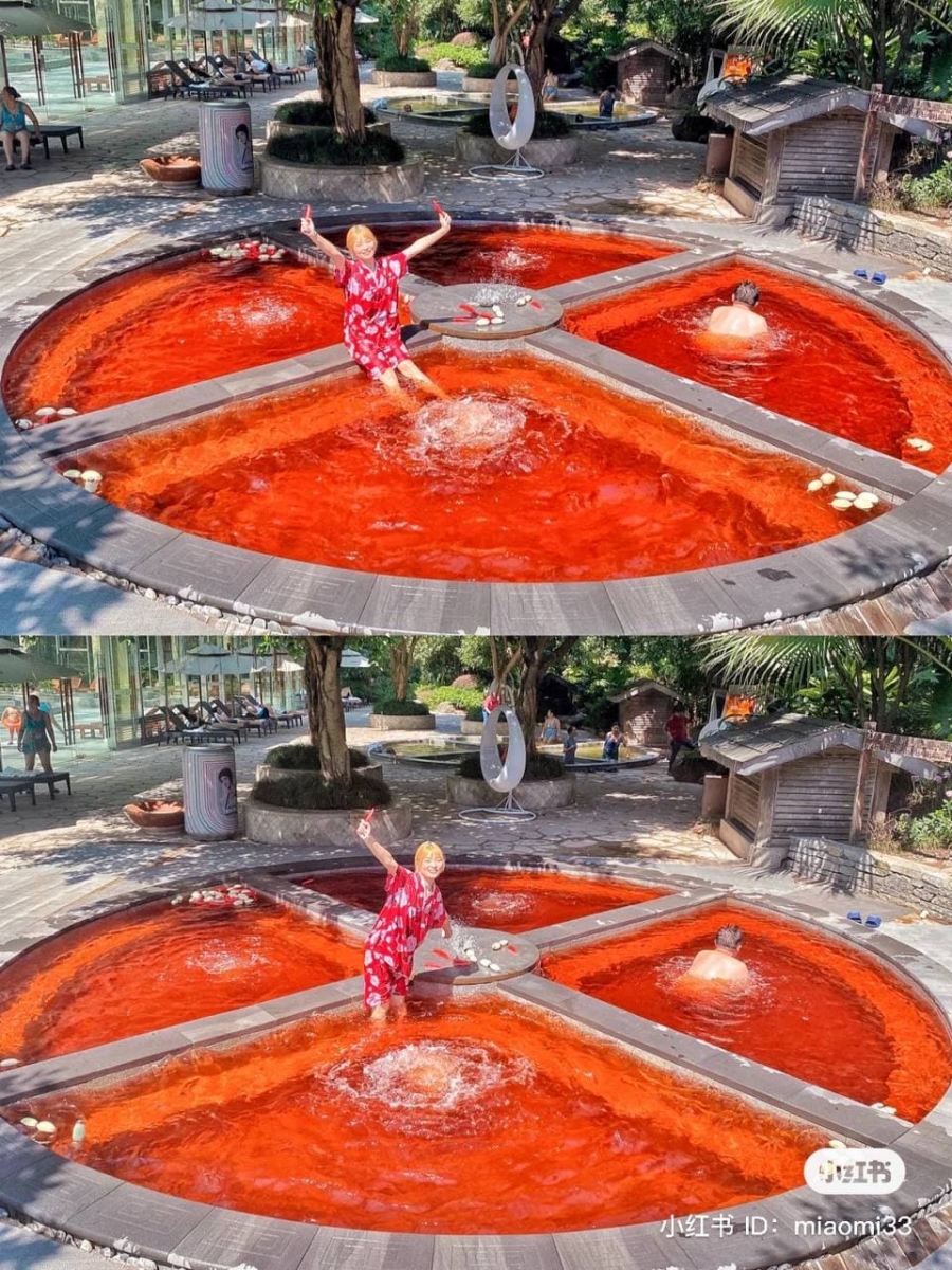 Rong Hui Hot Spring_Mala-Themed Hot Spring in Chong Qing, China