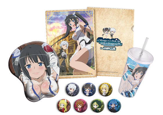 DanMachi ANIPLUS Café Singapore merchandise