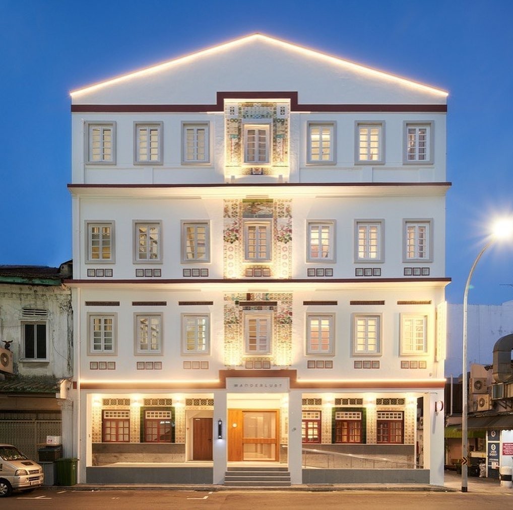 Wanderlust hotel singapore studio loft building facade