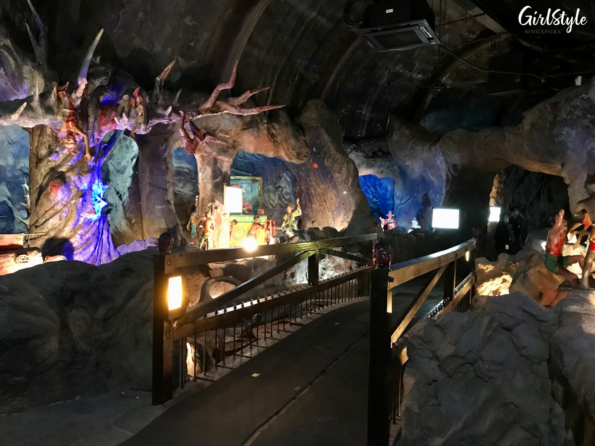 bridge inside 10 courts of hell at haw par villa singapore