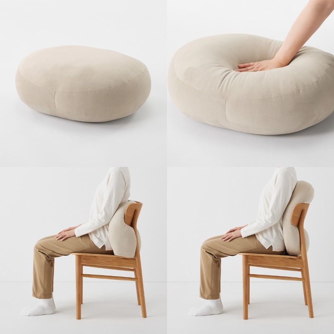 Muji Singapore's New Squishy MultiPurpose Cushion Works As A Backrest, Pillow & Lap Support
