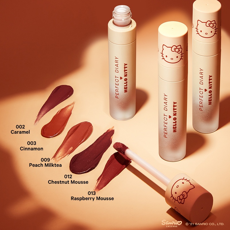 Perfect Diary x Hello Kitty Lipstick collection